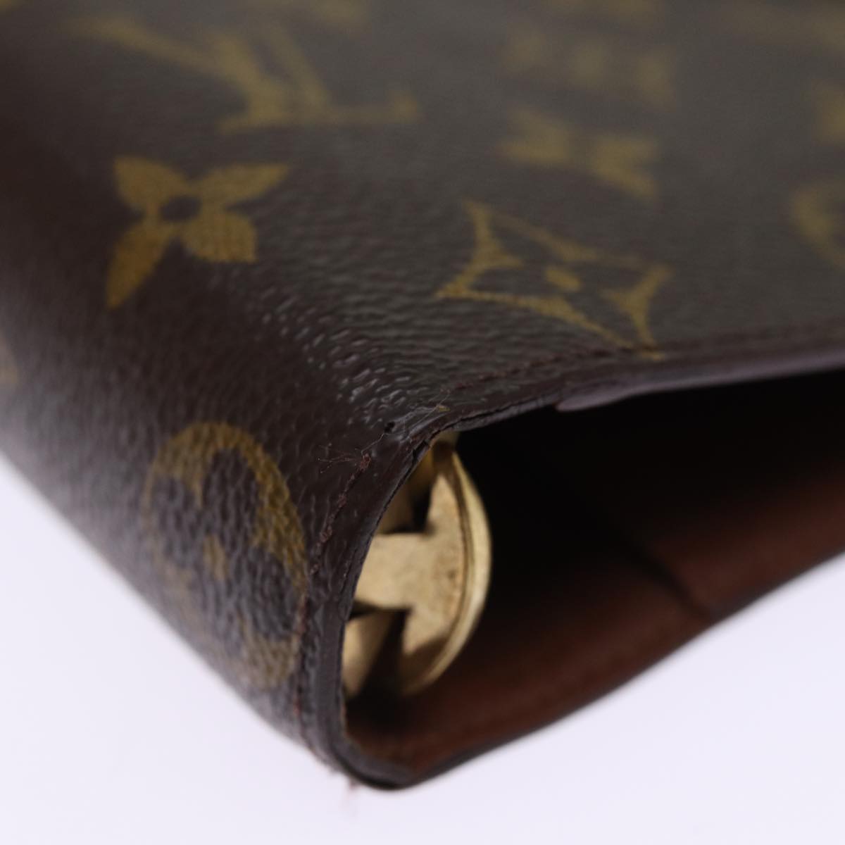 LOUIS VUITTON Monogram Agenda MM Day Planner Cover R20105 LV 75477
