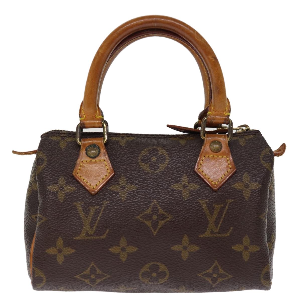LOUIS VUITTON Monogram Mini Speedy Hand Bag 2way M41534 LV 75479
