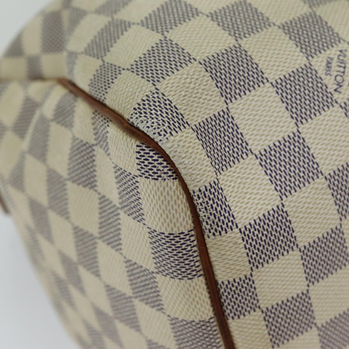 LOUIS VUITTON Damier Azur Speedy 30 Hand Bag N41533 LV 75483