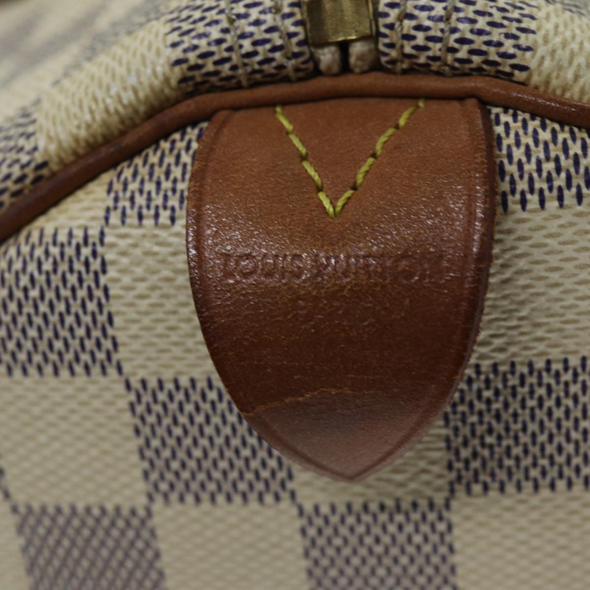 LOUIS VUITTON Damier Azur Speedy 30 Hand Bag N41533 LV 75483