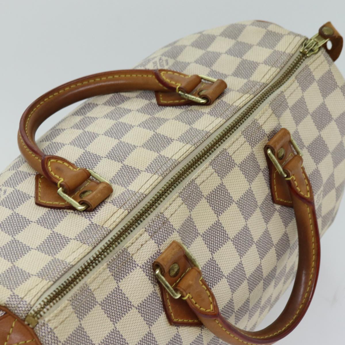 LOUIS VUITTON Damier Azur Speedy 30 Hand Bag N41533 LV 75483