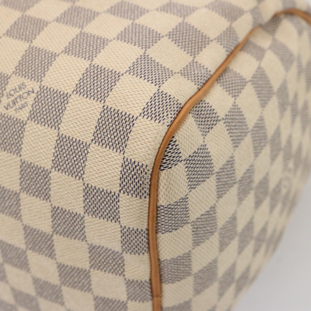 LOUIS VUITTON Damier Azur Speedy 30 Hand Bag N41533 LV 75484