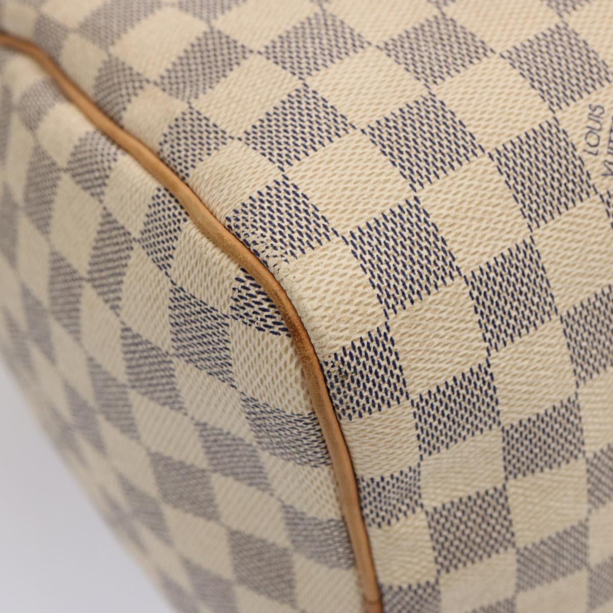 LOUIS VUITTON Damier Azur Speedy 30 Hand Bag N41533 LV 75484