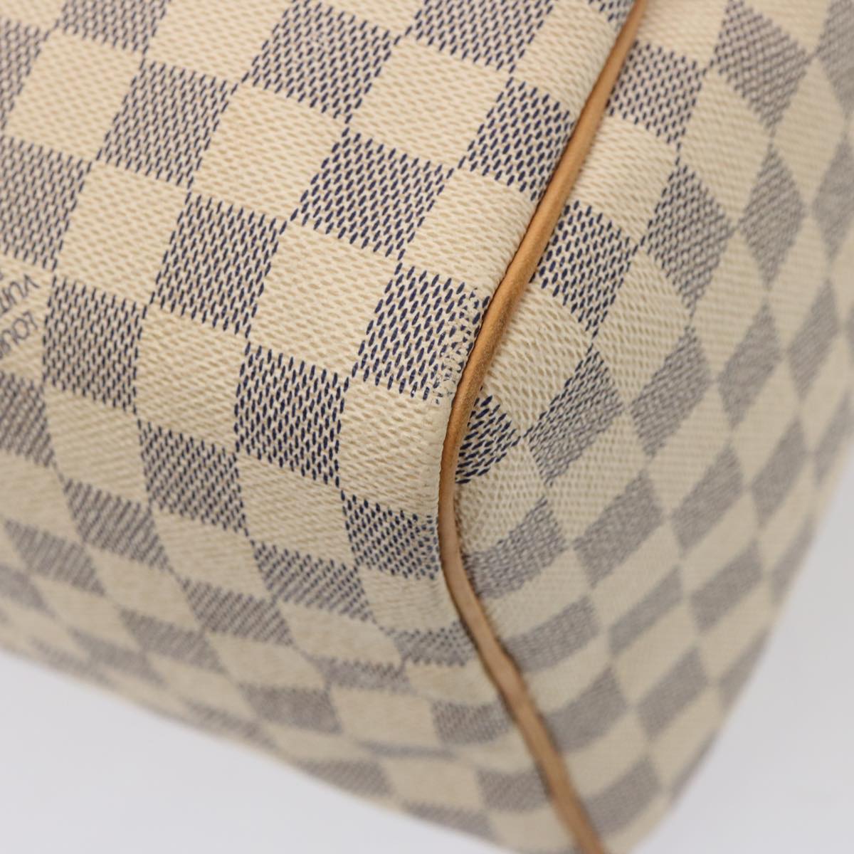 LOUIS VUITTON Damier Azur Speedy 30 Hand Bag N41533 LV 75484