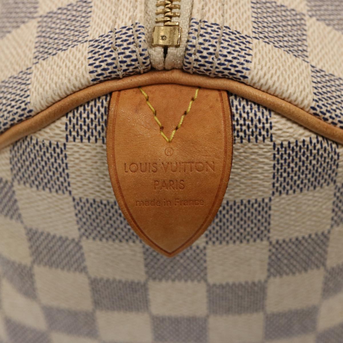 LOUIS VUITTON Damier Azur Speedy 30 Hand Bag N41533 LV 75484