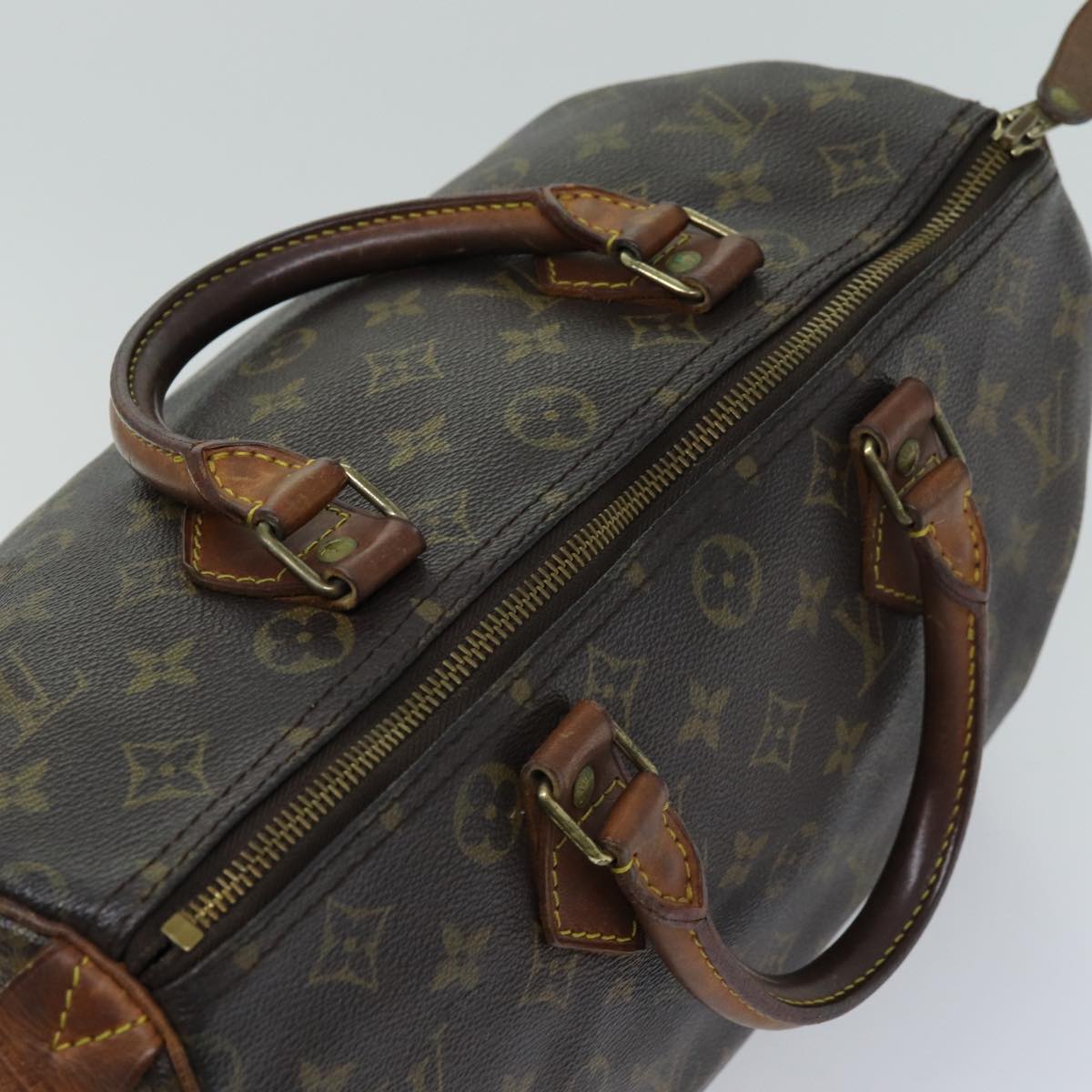 LOUIS VUITTON Monogram Speedy 30 Hand Bag M41526 LV 75486