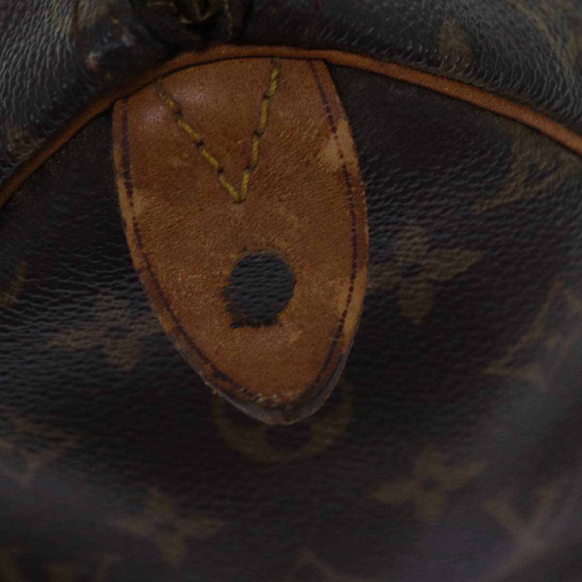LOUIS VUITTON Monogram Speedy 35 Hand Bag M41524 LV 75487