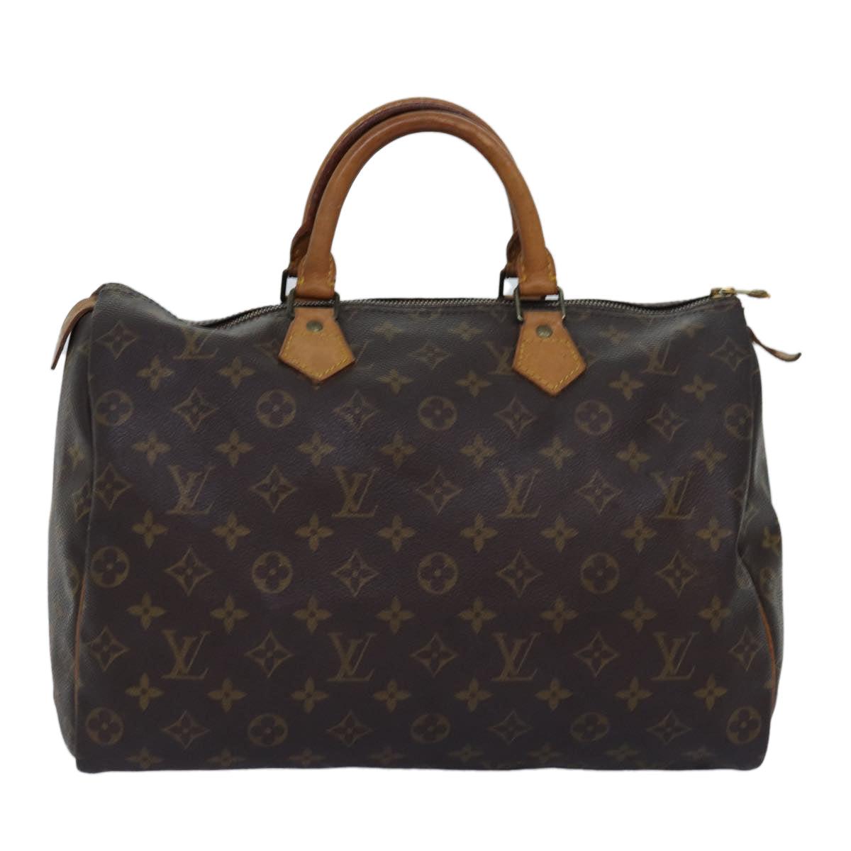 LOUIS VUITTON Monogram Speedy 35 Hand Bag M41524 LV 75487