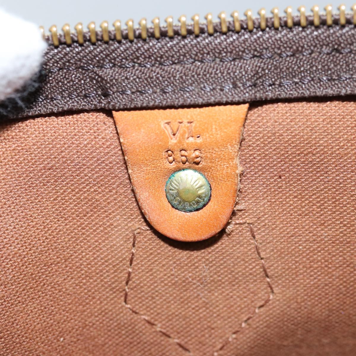 LOUIS VUITTON Monogram Speedy 35 Hand Bag M41524 LV 75487