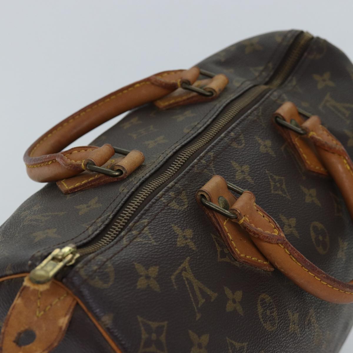 LOUIS VUITTON Monogram Speedy 35 Hand Bag M41524 LV 75487