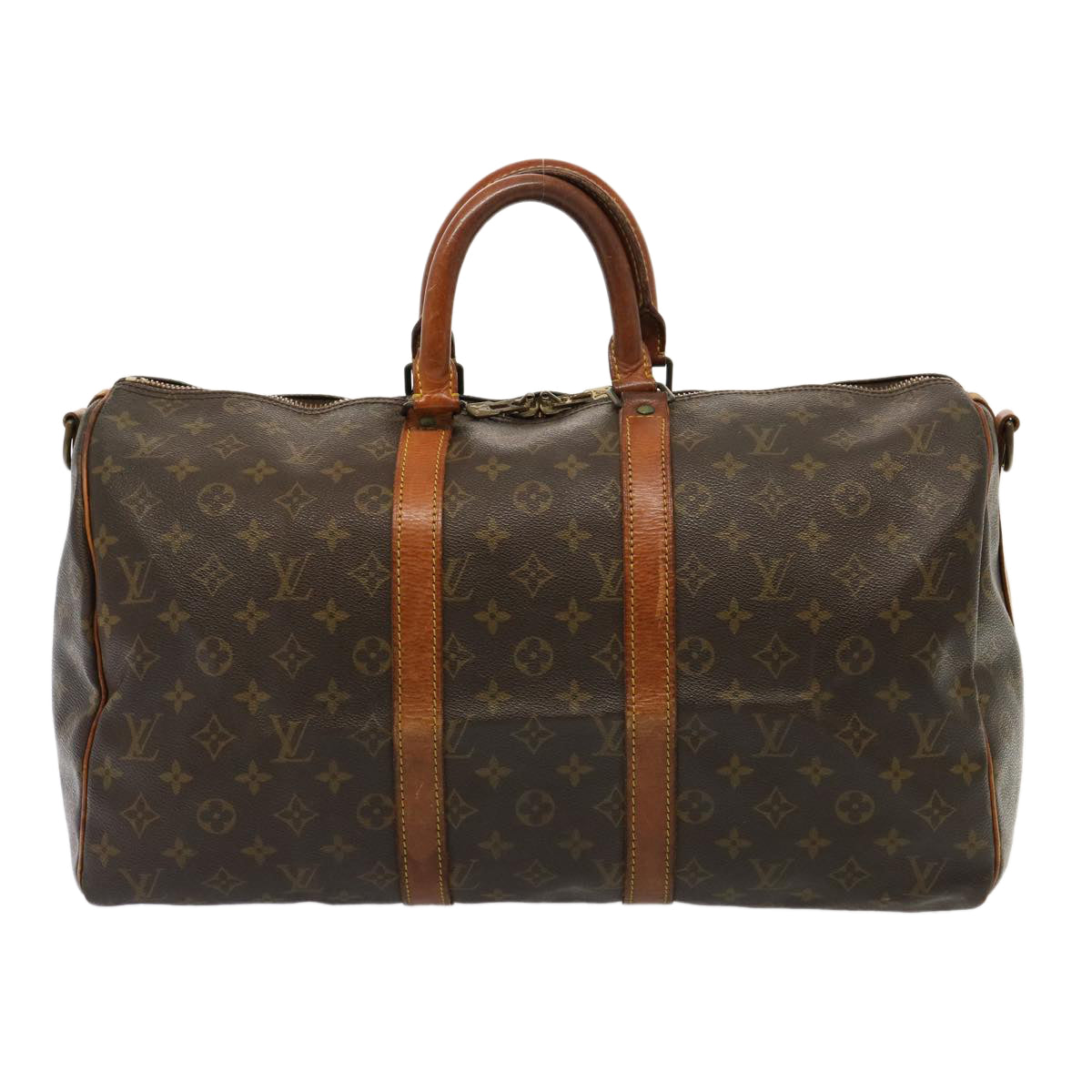 LOUIS VUITTON Monogram Keepall Bandouliere 45 Boston Bag M41418 LV 75488