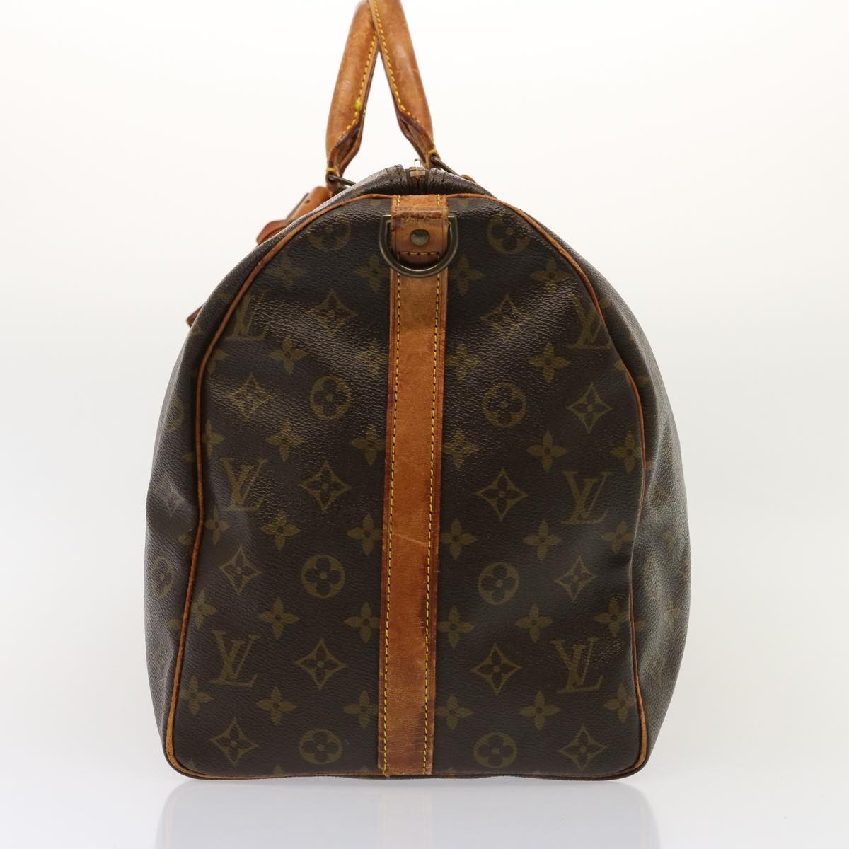 LOUIS VUITTON Monogram Keepall Bandouliere 50 Boston Bag M41416 LV 75489