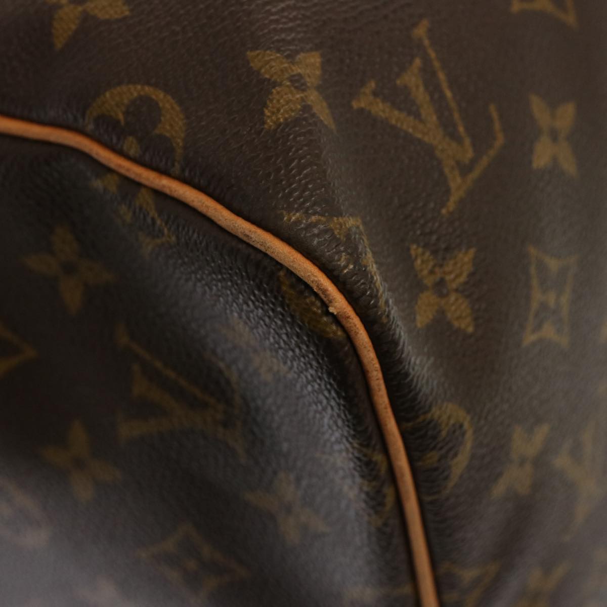 LOUIS VUITTON Monogram Keepall 55 Boston Bag M41424 LV 75490