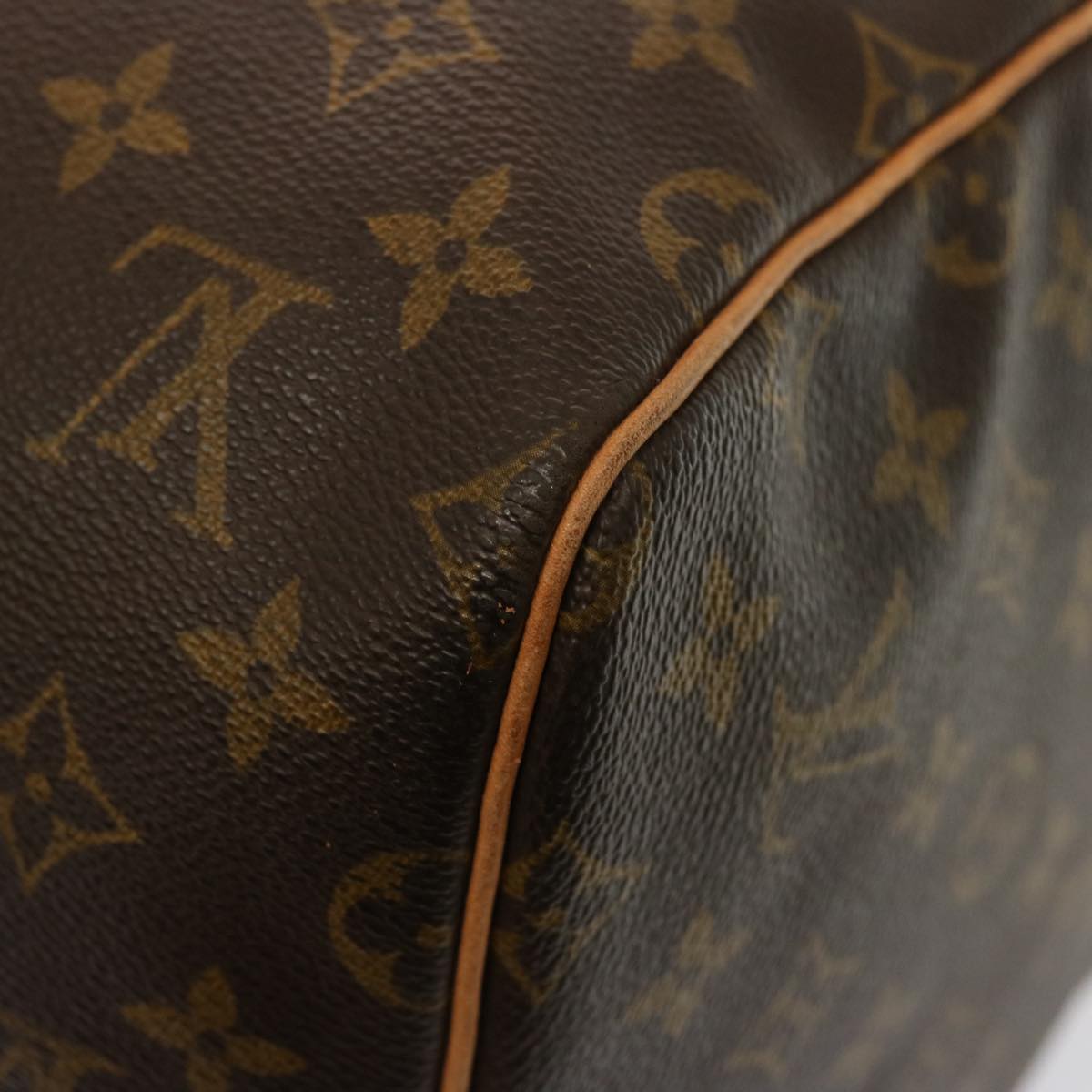 LOUIS VUITTON Monogram Keepall 55 Boston Bag M41424 LV 75490