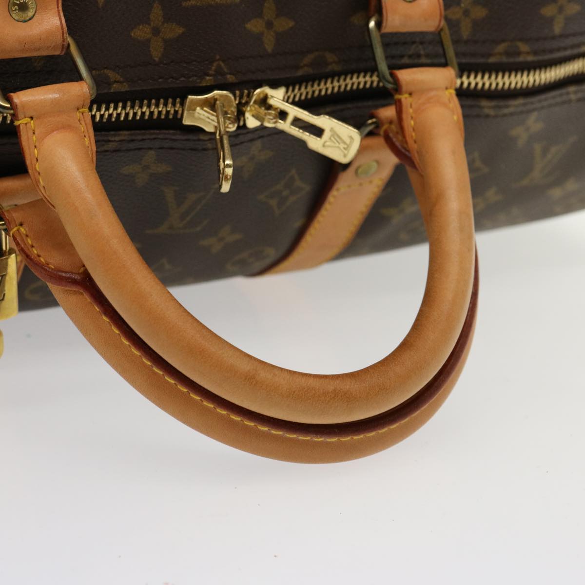LOUIS VUITTON Monogram Keepall 55 Boston Bag M41424 LV 75490