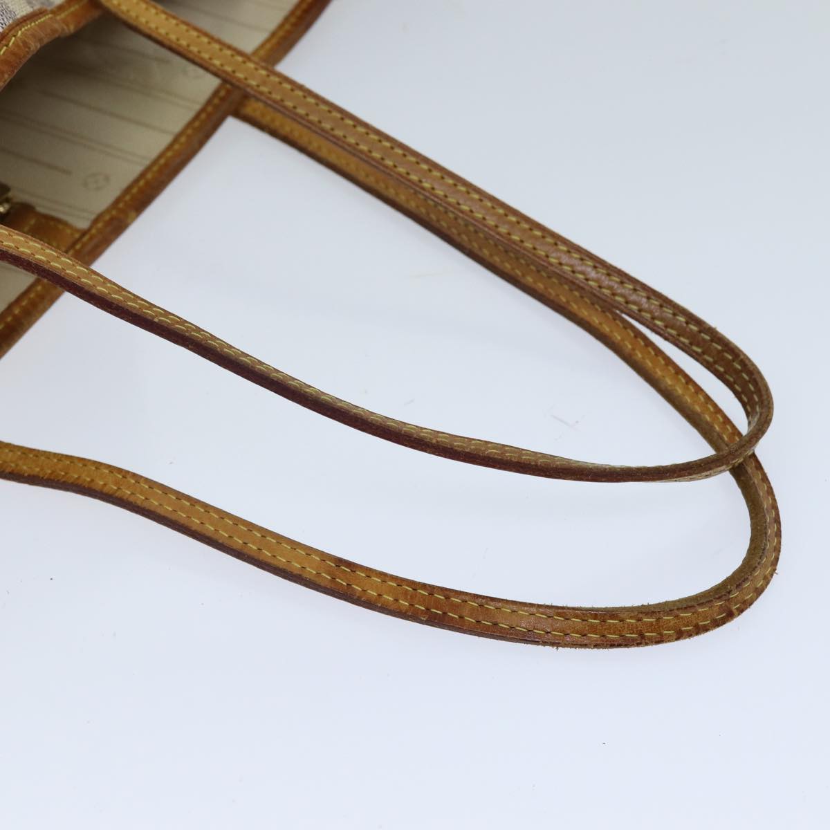 LOUIS VUITTON Damier Azur Neverfull MM Tote Bag N41605 LV 75496