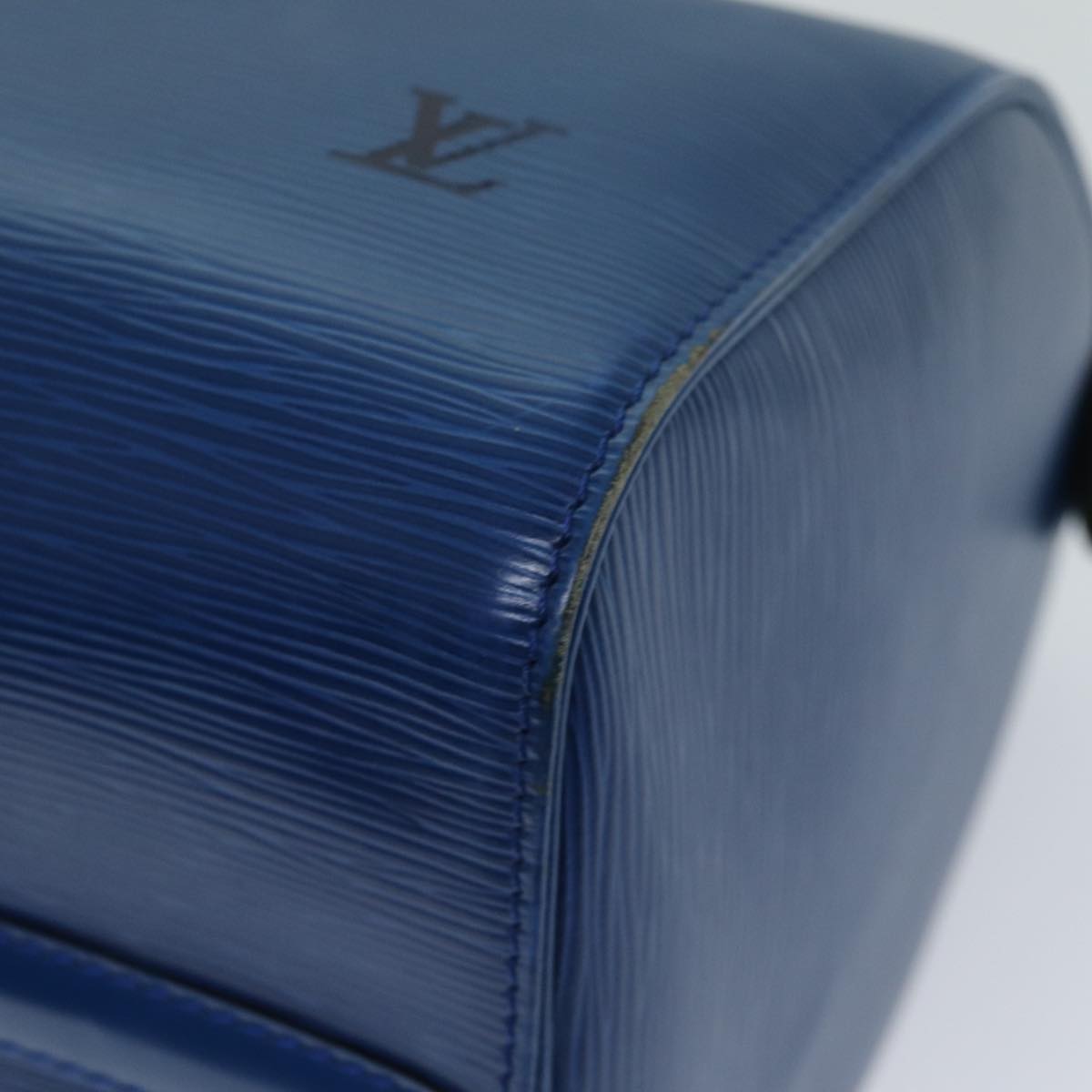 LOUIS VUITTON Epi Speedy 30 Hand Bag Toledo Blue M43005 LV 75498