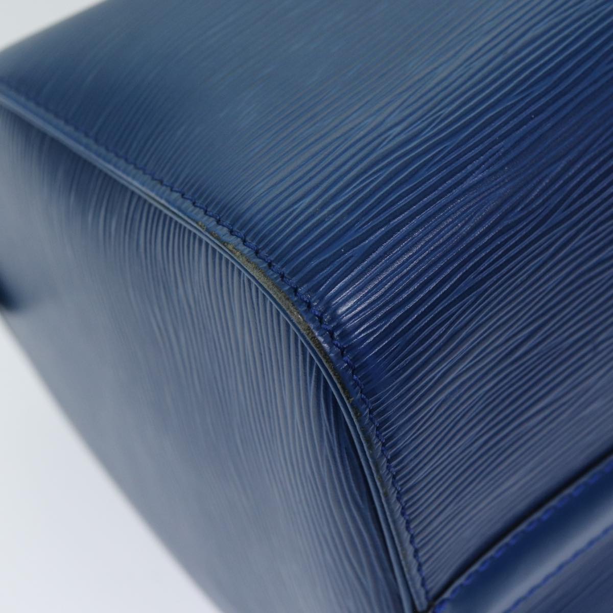 LOUIS VUITTON Epi Speedy 30 Hand Bag Toledo Blue M43005 LV 75498