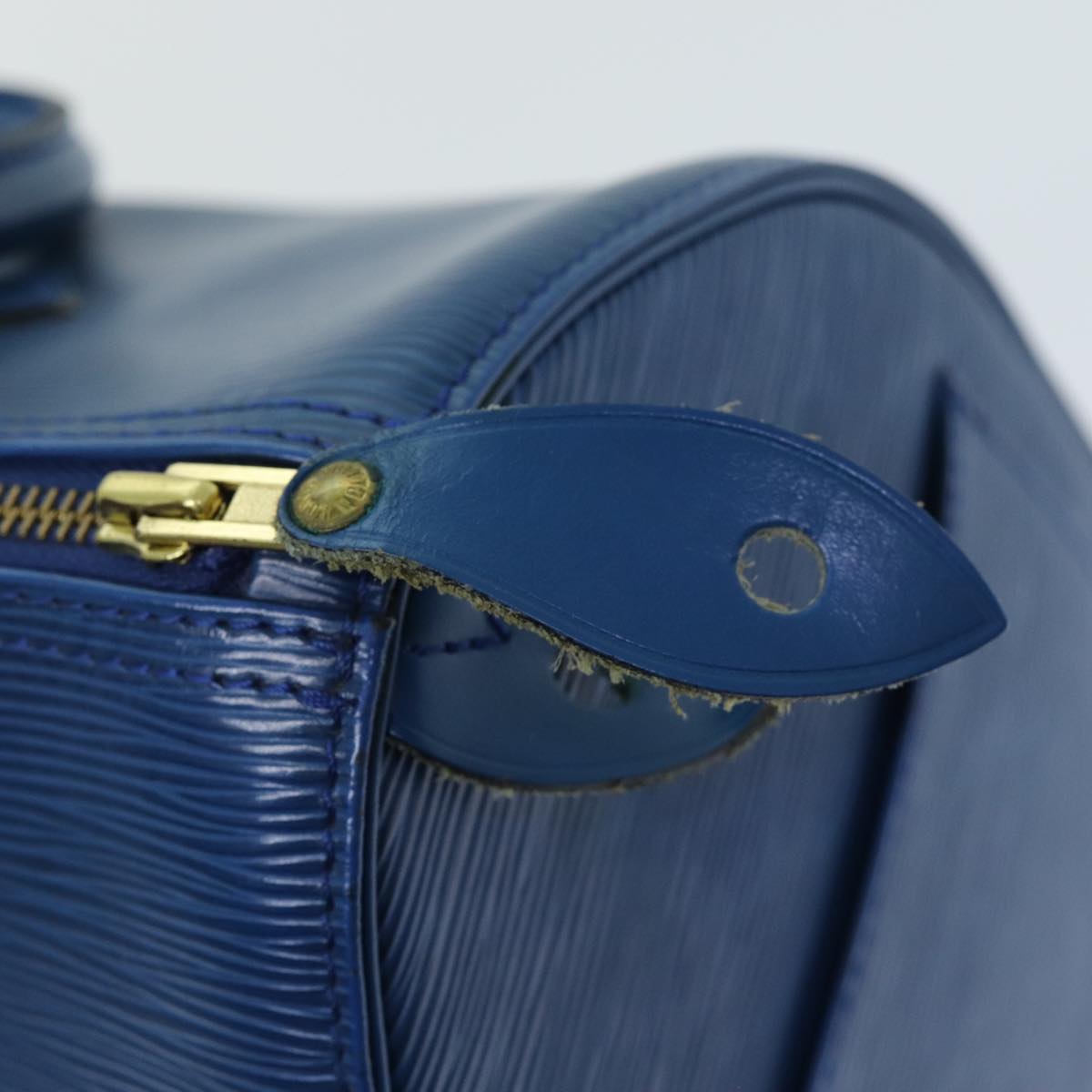 LOUIS VUITTON Epi Speedy 30 Hand Bag Toledo Blue M43005 LV 75498