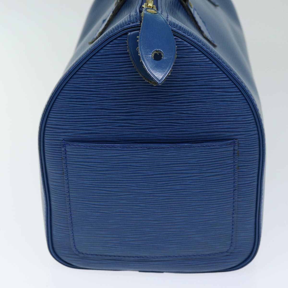 LOUIS VUITTON Epi Speedy 30 Hand Bag Toledo Blue M43005 LV 75498