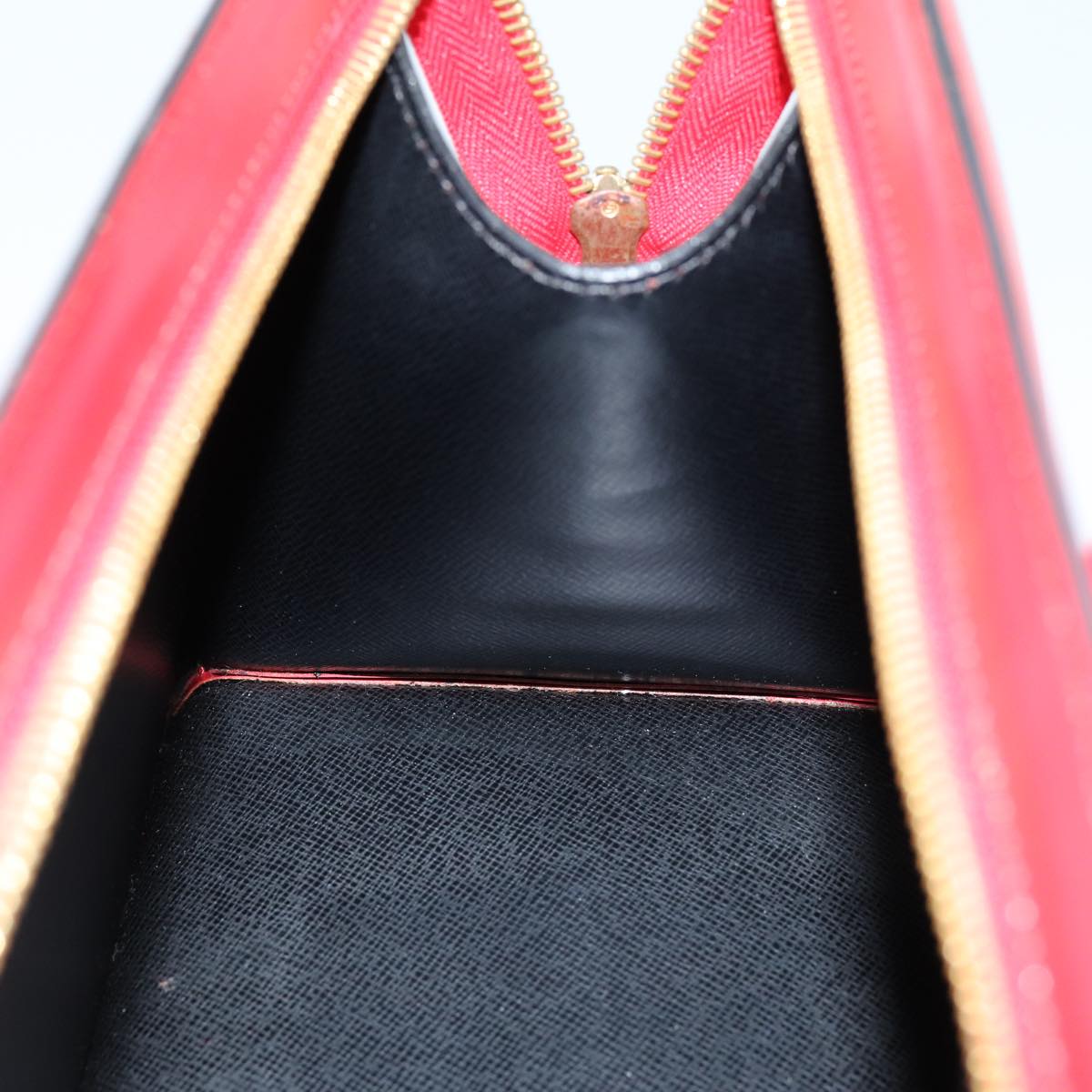 LOUIS VUITTON Epi Sac Triangle Hand Bag Red M52097 LV 75499