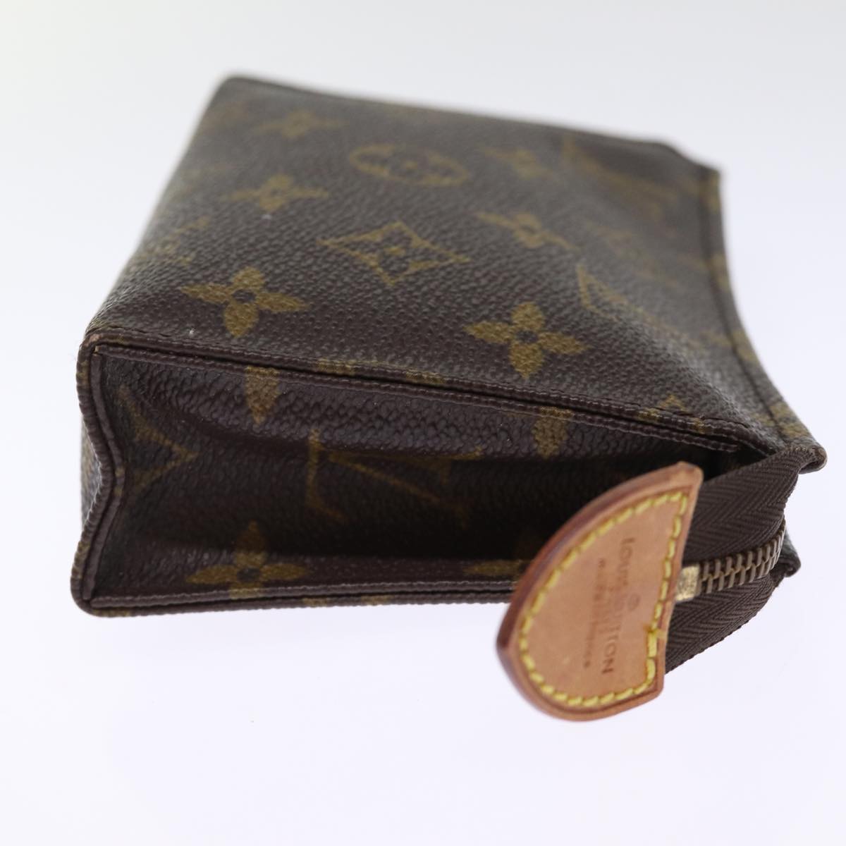 LOUIS VUITTON Monogram Poche Toilette 15 Pouch M47546 LV 75510