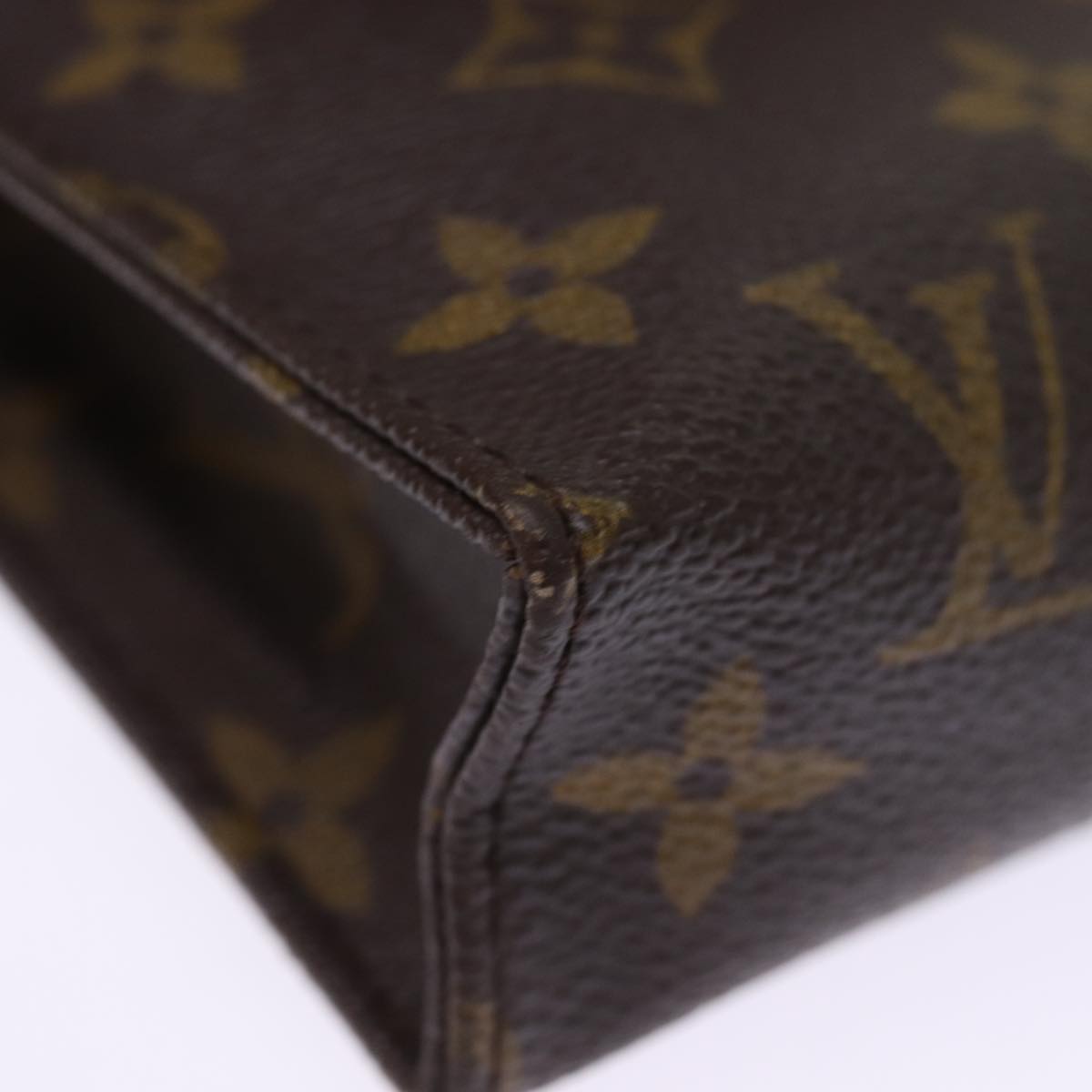 LOUIS VUITTON Monogram Poche Toilette 15 Pouch M47546 LV 75510