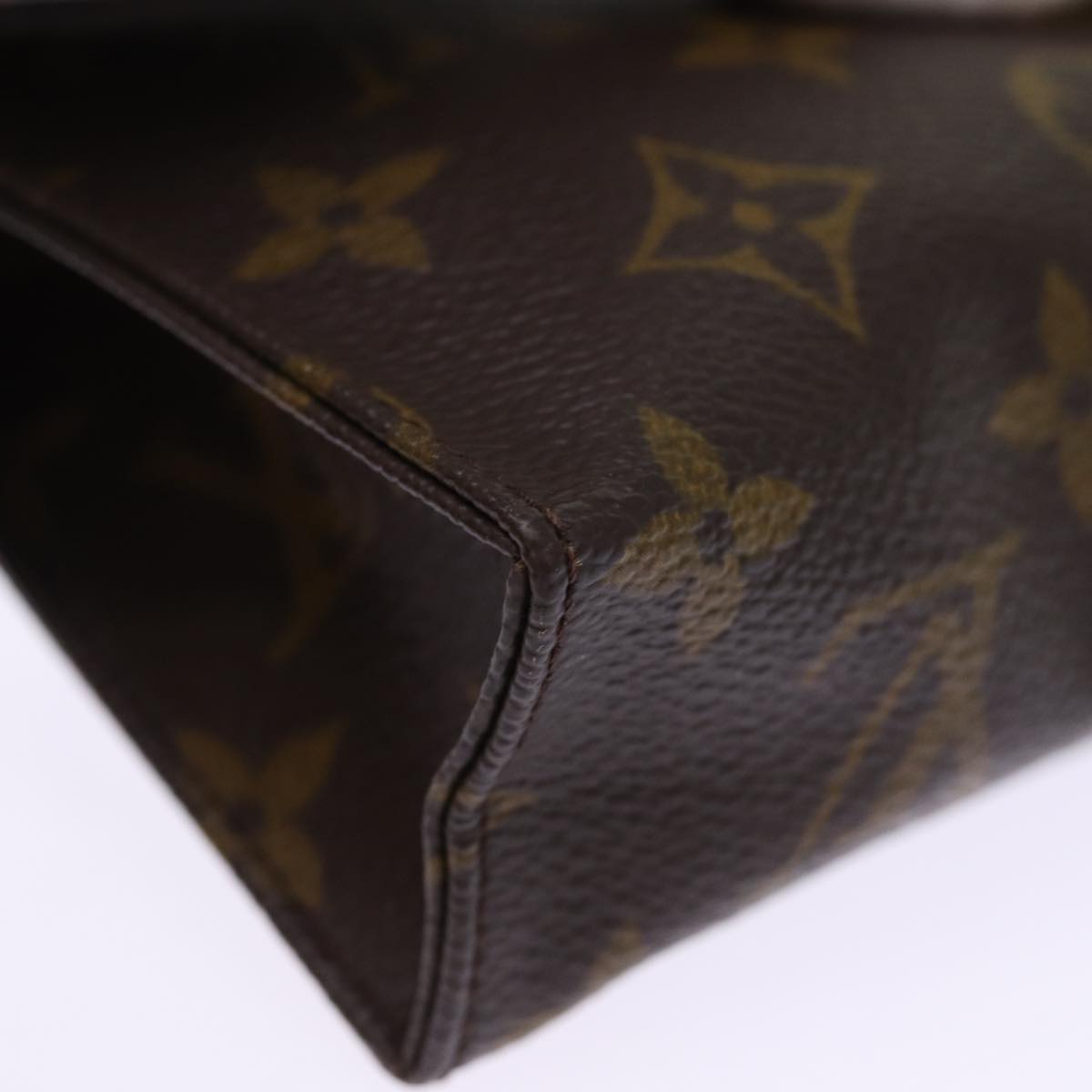 LOUIS VUITTON Monogram Poche Toilette 15 Pouch M47546 LV 75511