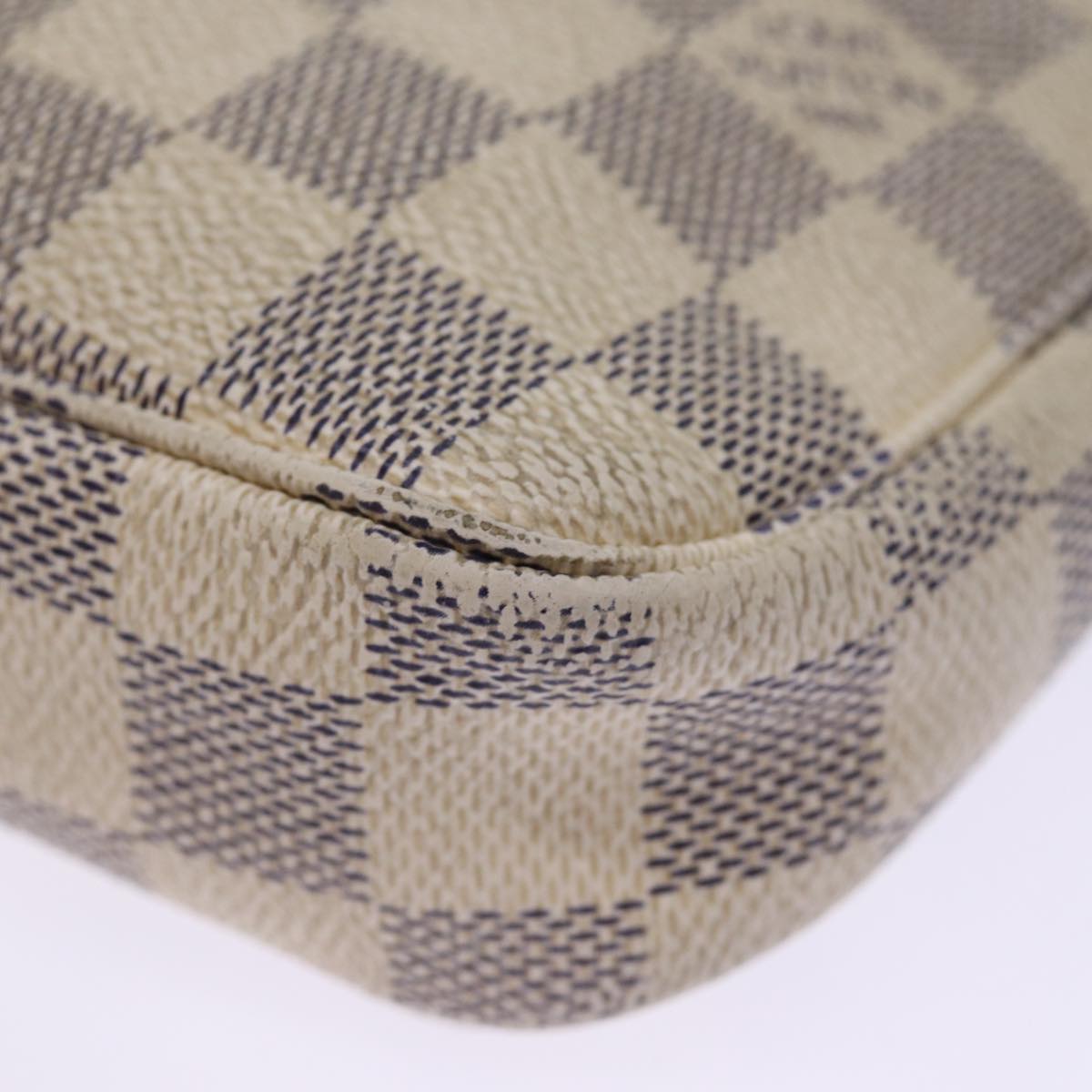 LOUIS VUITTON Damier Azur Pochette Accessoires Pouch N51986 LV 75513