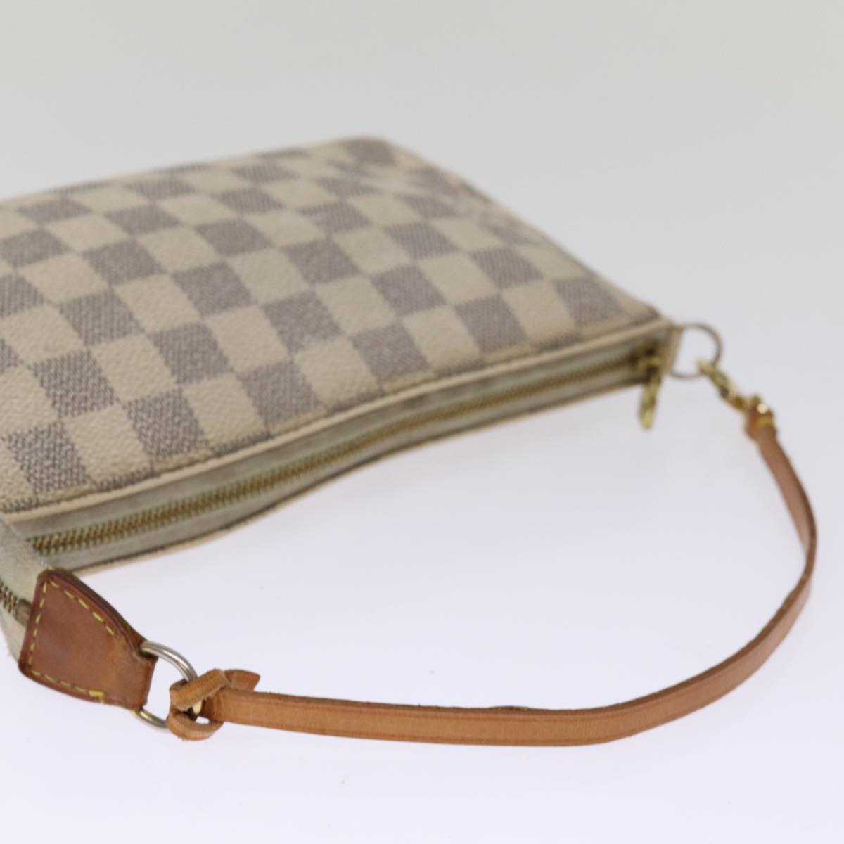 LOUIS VUITTON Damier Azur Pochette Accessoires Pouch N51986 LV 75513