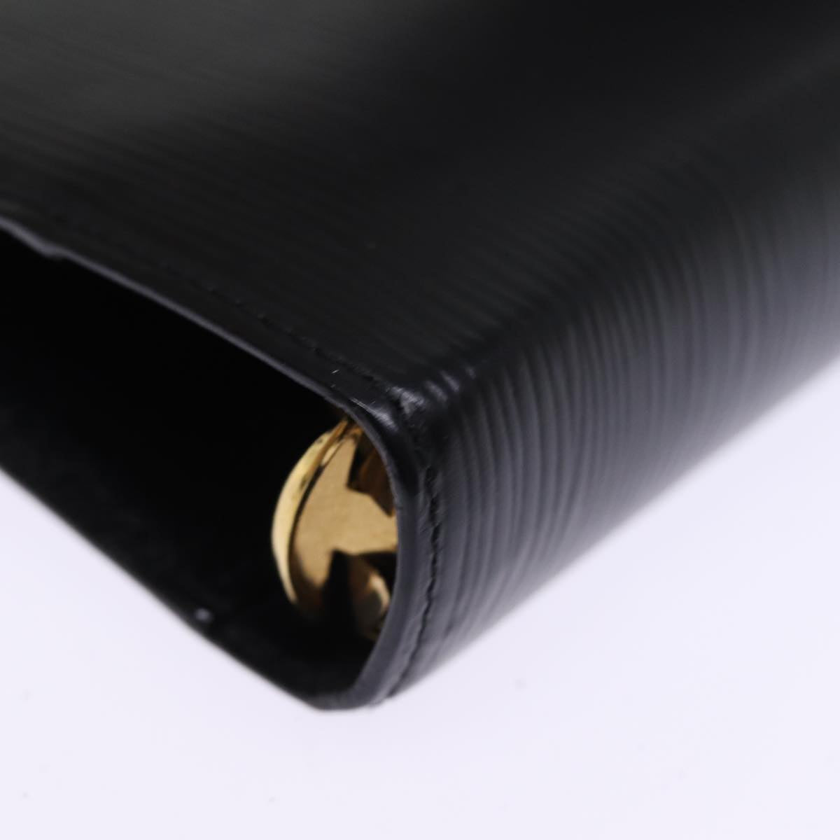LOUIS VUITTON Epi Agenda MM Day Planner Cover Black R20042 LV 75520