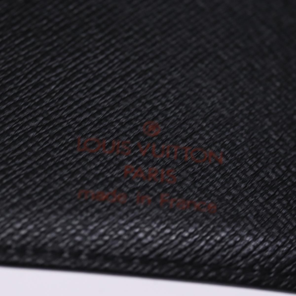 LOUIS VUITTON Epi Agenda MM Day Planner Cover Black R20042 LV 75520