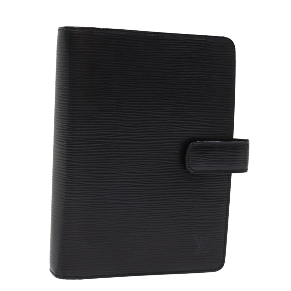 LOUIS VUITTON Epi Agenda MM Day Planner Cover Black R20042 LV 75520
