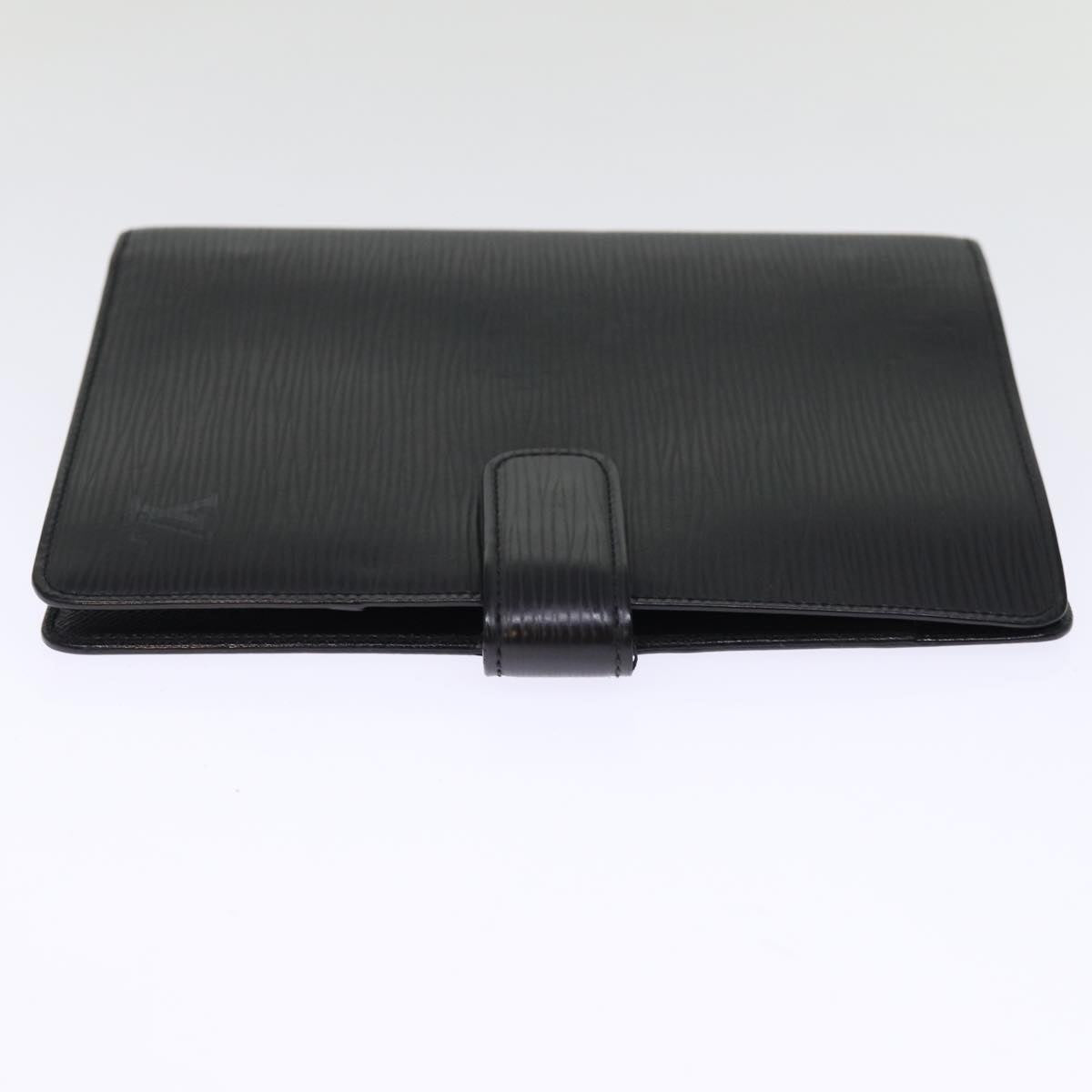 LOUIS VUITTON Epi Agenda MM Day Planner Cover Black R20042 LV 75520