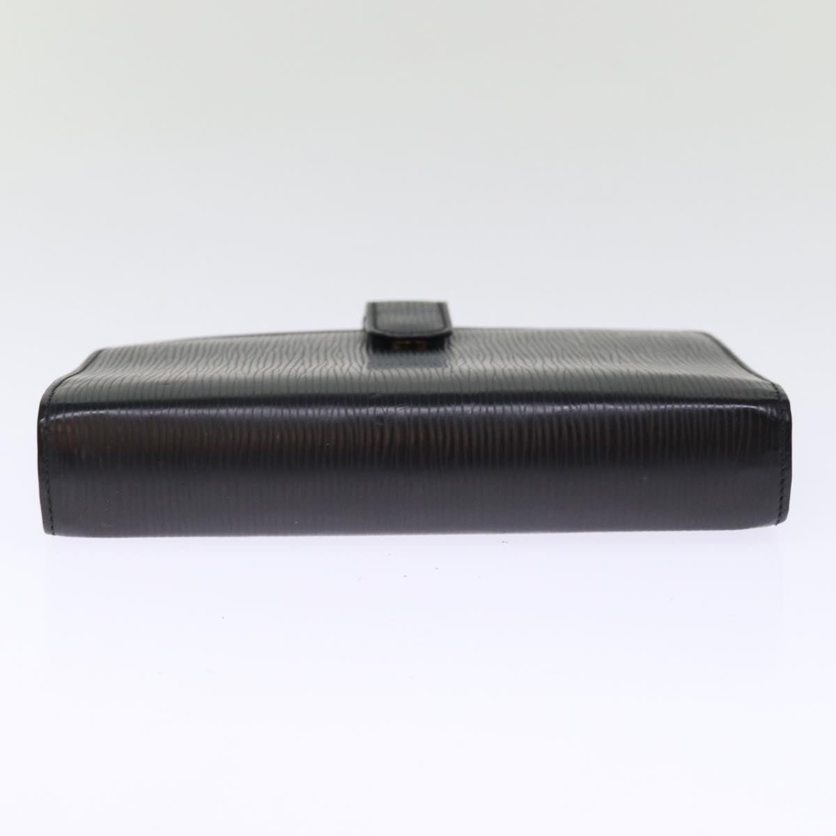 LOUIS VUITTON Epi Agenda MM Day Planner Cover Black R20042 LV 75520