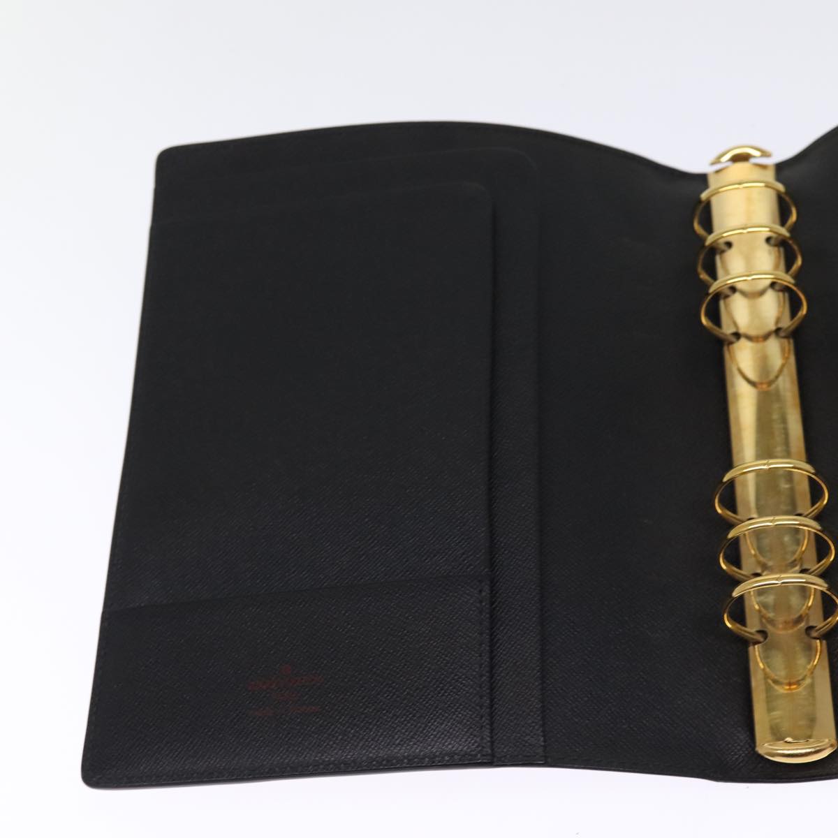 LOUIS VUITTON Epi Agenda GM Day Planner Cover Black R20212 LV 75521