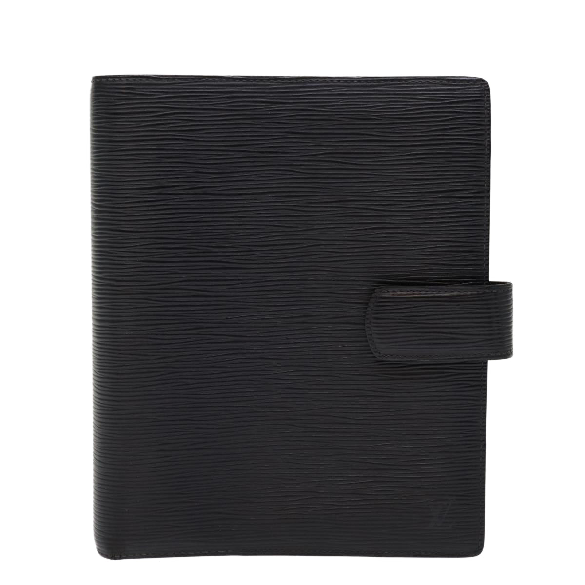 LOUIS VUITTON Epi Agenda GM Day Planner Cover Black R20212 LV 75521