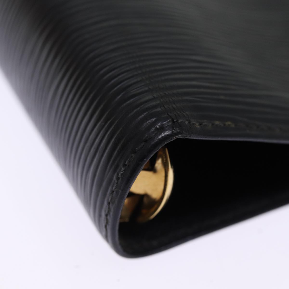 LOUIS VUITTON Epi Agenda GM Day Planner Cover Black R20212 LV 75521