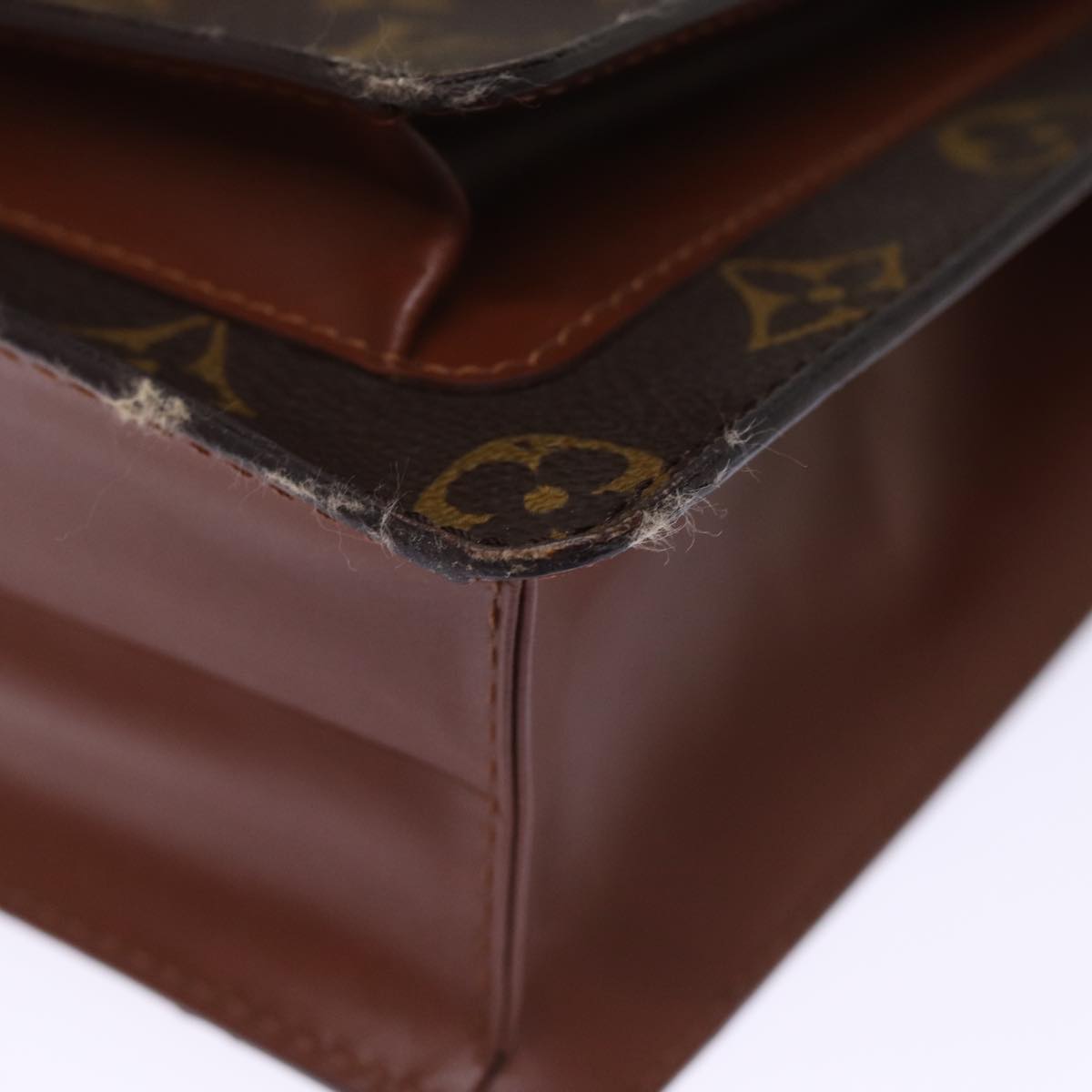 LOUIS VUITTON Monogram Monceau 28 Hand Bag 2way M51185 LV 75522