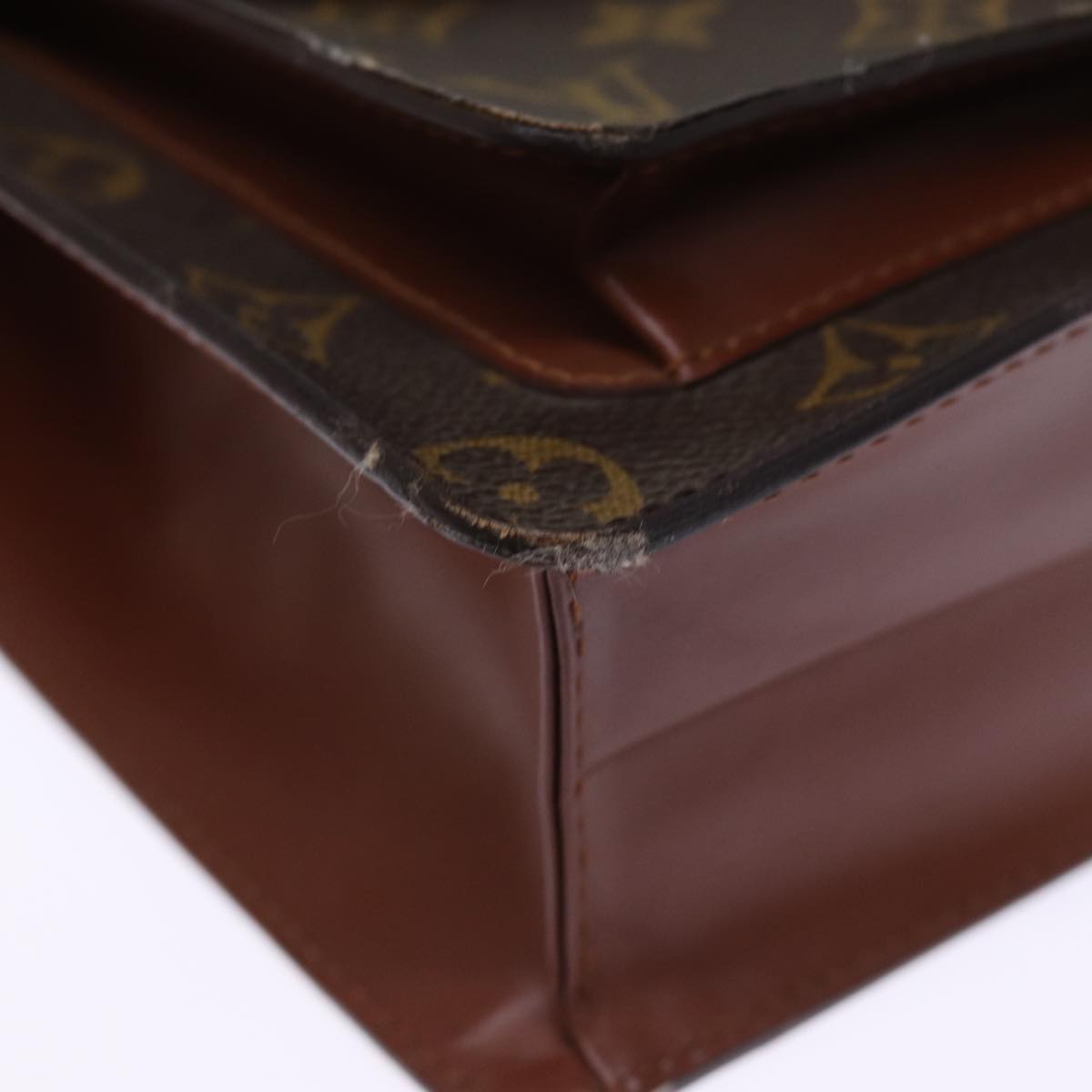 LOUIS VUITTON Monogram Monceau 28 Hand Bag 2way M51185 LV 75522