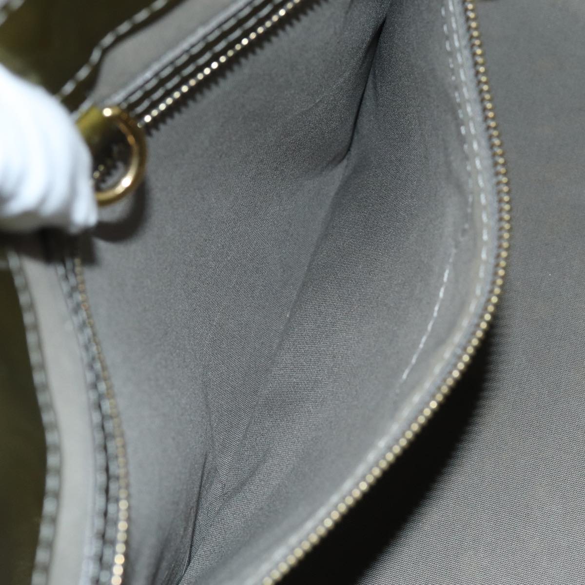 LOUIS VUITTON Monogram Vernis Wilshire PM Bag Gris Art Deco M91627 LV 75527