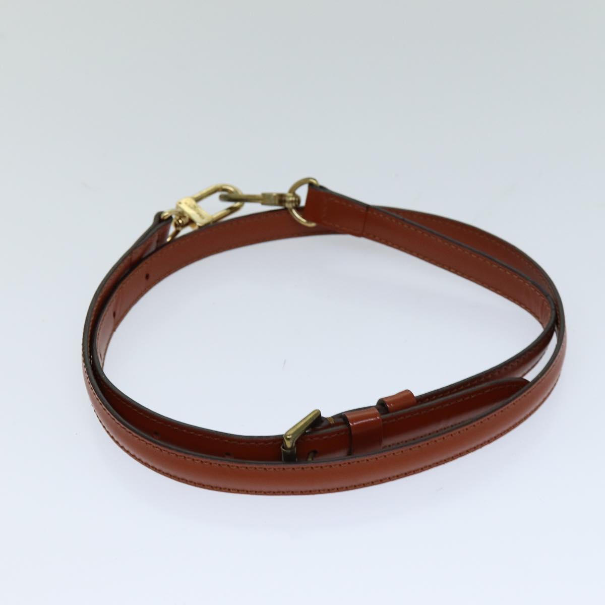 LOUIS VUITTON Epi Angian Clutch Bag Brown M52113 LV 75528