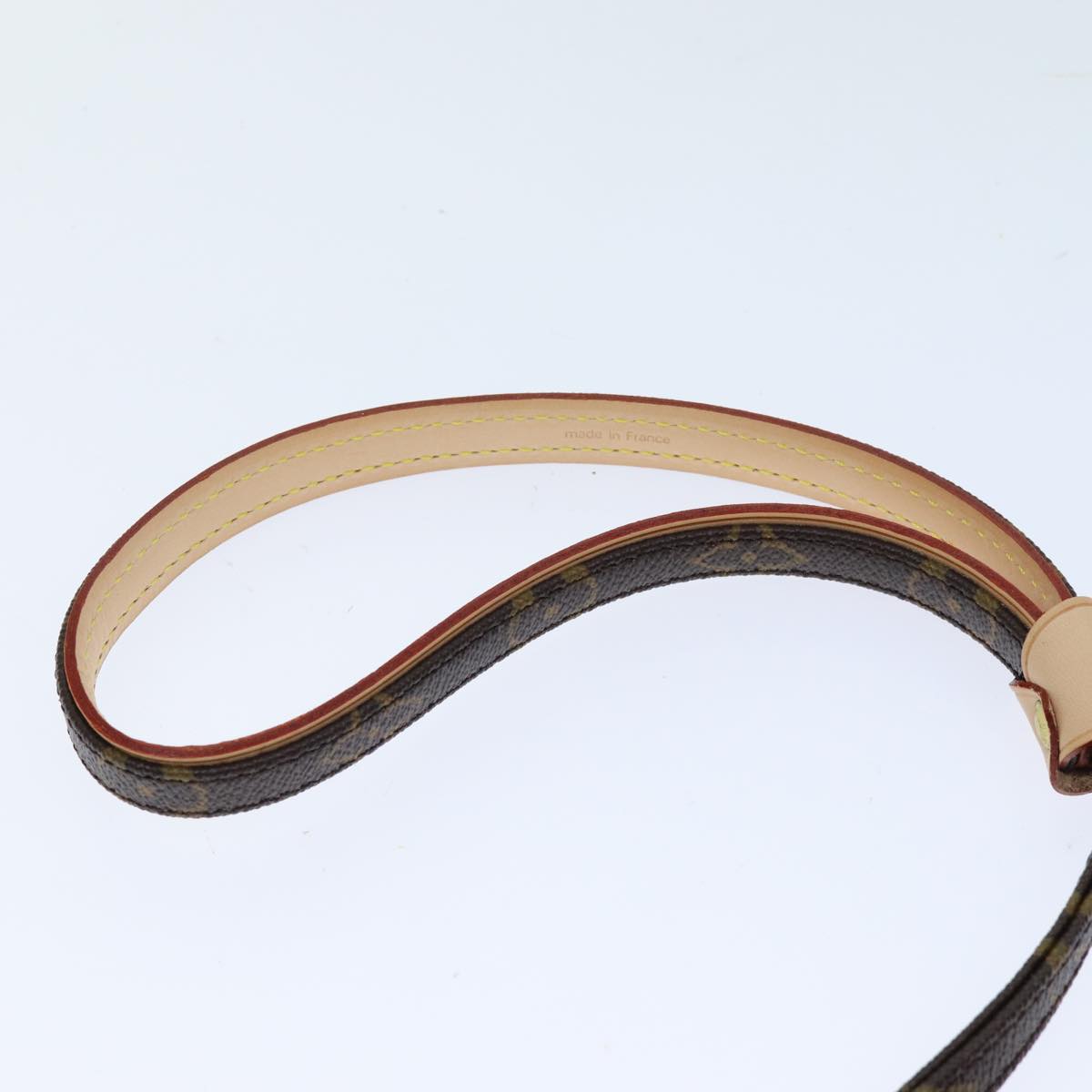 LOUIS VUITTON Monogram Less Baxter MM Dog Leash M58056 LV 75533