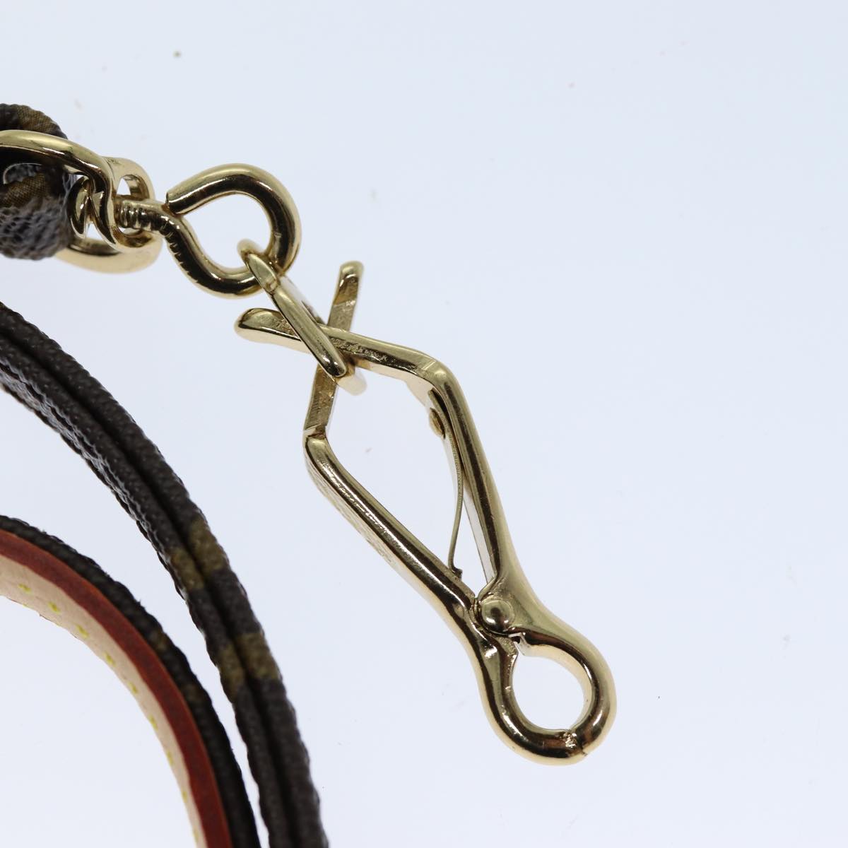 LOUIS VUITTON Monogram Less Baxter MM Dog Leash M58056 LV 75533