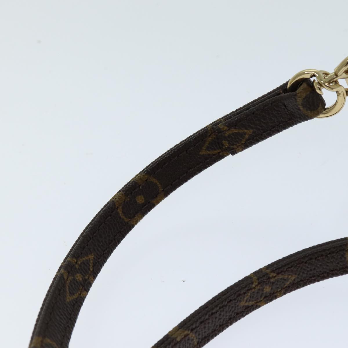 LOUIS VUITTON Monogram Less Baxter MM Dog Leash M58056 LV 75533