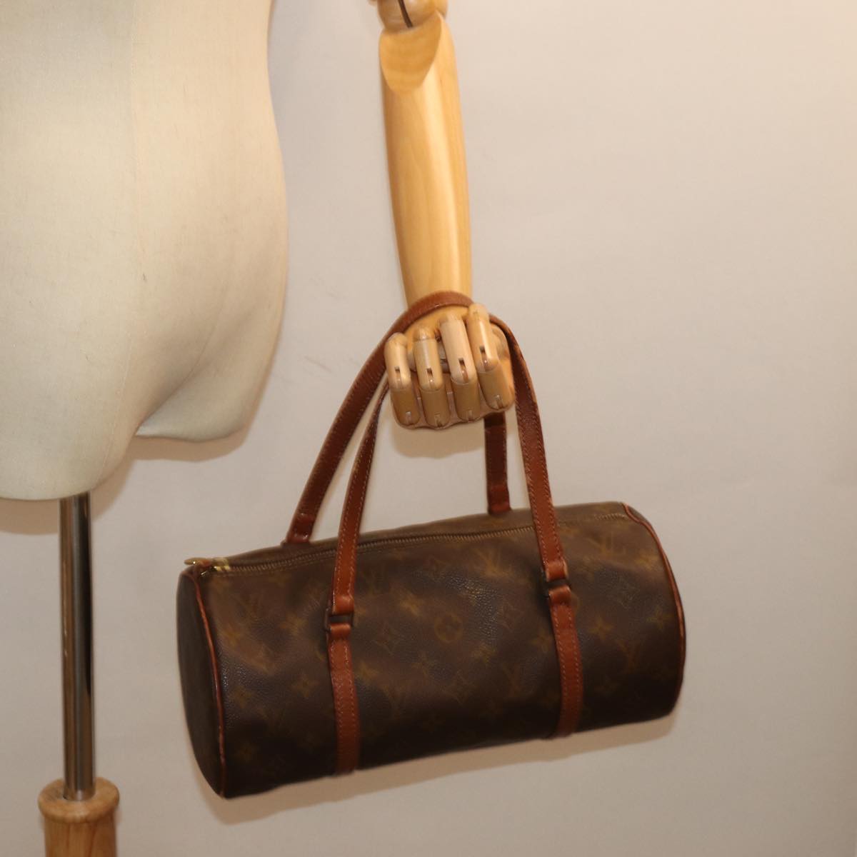 LOUIS VUITTON Monogram Papillon 30 Hand Bag Vintage M51385 LV 75534