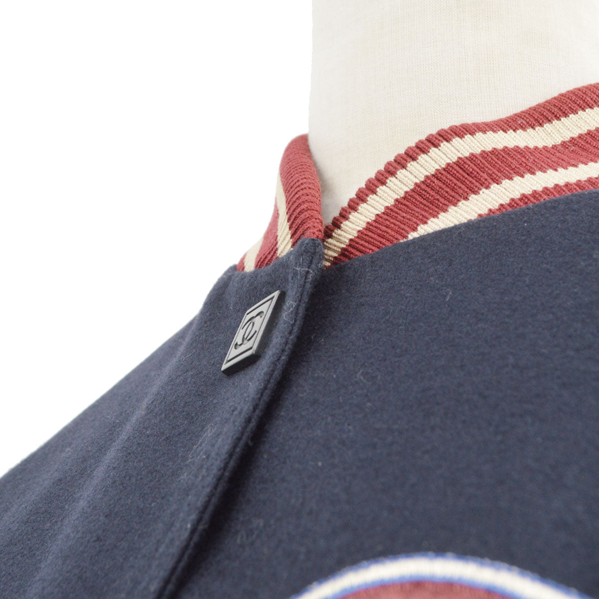 Luxury Chanel 2004 Spring Letterman bomber jacket #36