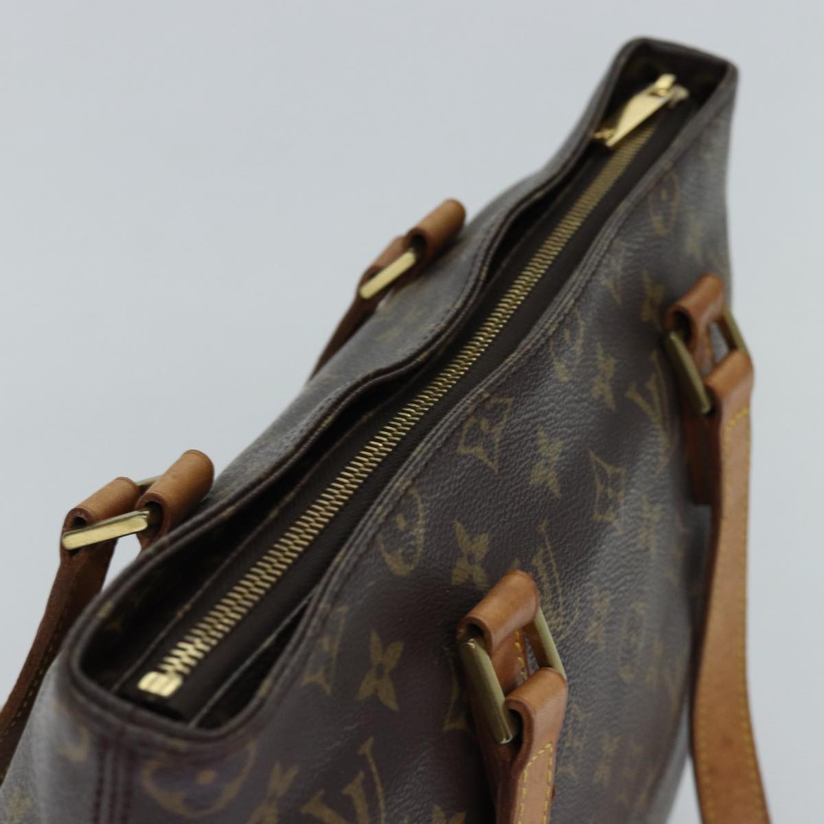 LOUIS VUITTON Monogram Cabas Piano Tote Bag M51148 LV 75540