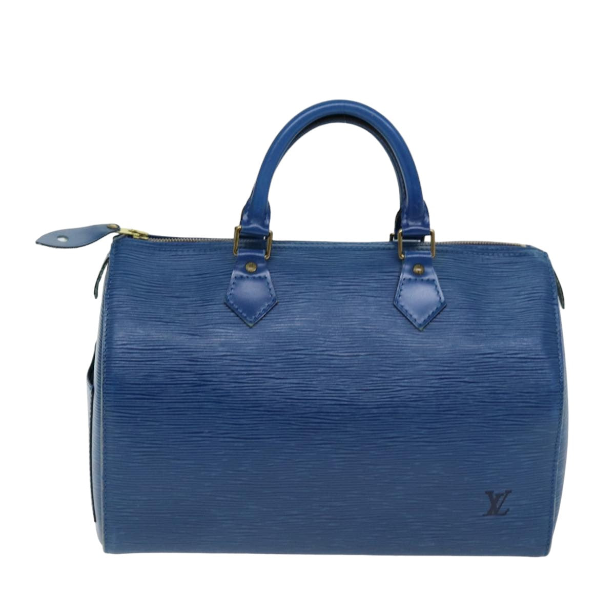 LOUIS VUITTON Epi Speedy 30 Hand Bag Toledo Blue M43005 LV 75545