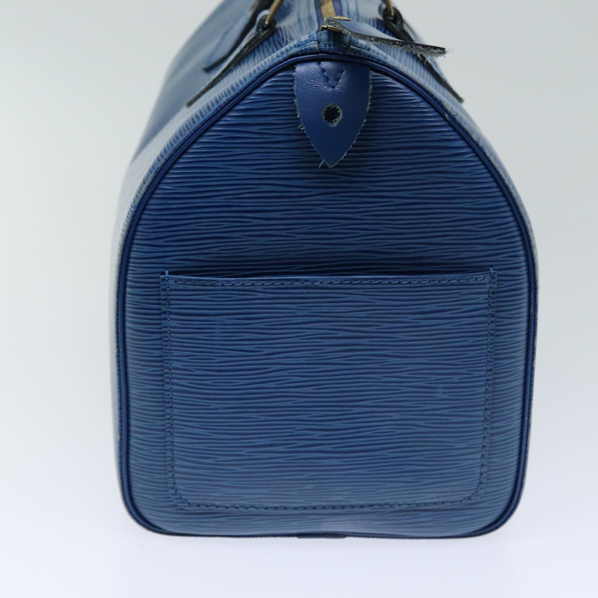 LOUIS VUITTON Epi Speedy 30 Hand Bag Toledo Blue M43005 LV 75545